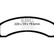 Load image into Gallery viewer, EBC 00-02 Dodge Ram 2500 Pick-up 5.2 2WD (Pad with wear sensor) Greenstuff Front Brake Pads - Main Product View