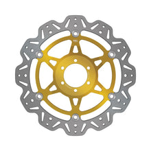 Load image into Gallery viewer, EBC 00-02 Ducati Monster 400 Single Disc Front Left/Right Vee Floating Gold Rotor