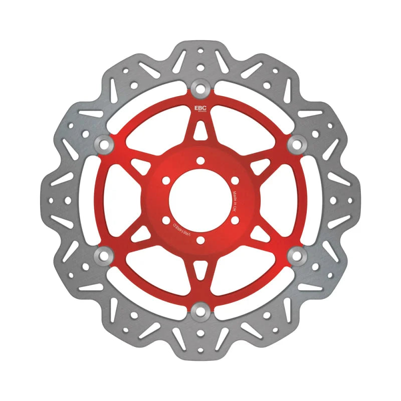 EBC 00-02 Ducati Monster 400 Single Disc Front Left/Right Vee Floating Red Rotor