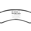 Load image into Gallery viewer, EBC 00-02 Ford Explorer Sport 4.0 2WD (Phenolic Pistons) Ultimax2 Rear Brake Pads - Side View