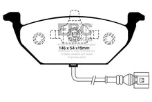 Load image into Gallery viewer, EBC 00-05 Volkswagen Beetle 2.0 Redstuff Front Brake Pads - Main Product View