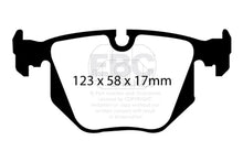 Load image into Gallery viewer, EBC 00-06 BMW X5 3.0 Greenstuff Rear Brake Pads - Main Product View