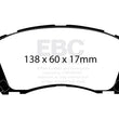 Load image into Gallery viewer, EBC 01-02 Subaru Impreza 2.0 Turbo WRX Bluestuff Front Brake Pads - Main Product View