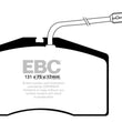 Load image into Gallery viewer, EBC 01-03 Audi S8 4.2 Redstuff Front Brake Pads - Main Product View