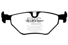 Load image into Gallery viewer, EBC 01-03 BMW 525i 2.5 (E39) Redstuff Rear Brake Pads - Main Product View