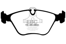 Load image into Gallery viewer, EBC 01-03 BMW 525i 2.5 (E39) Ultimax2 Front Brake Pads - Side View