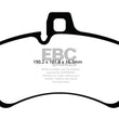 Load image into Gallery viewer, EBC 01-03 Porsche 911 (996) (Cast Iron Rotor only) 3.6 Twin Turbo GT2 Redstuff Front Brake Pads - Main Product View