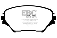 Load image into Gallery viewer, EBC 01-03 Toyota RAV 4 2.0 Greenstuff Front Brake Pads - Main Product View