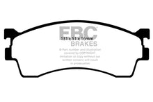 Load image into Gallery viewer, EBC 01-04 Mazda Protege 2.0 (Rear Drums) Yellowstuff Front Brake Pads - Main Product View