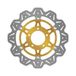 Load image into Gallery viewer, EBC 01-04 Triumph Hinckley Daytona 955i (5 Bolt Single Sided) Front Lft/Rght Vee Floating Gold Rotor
