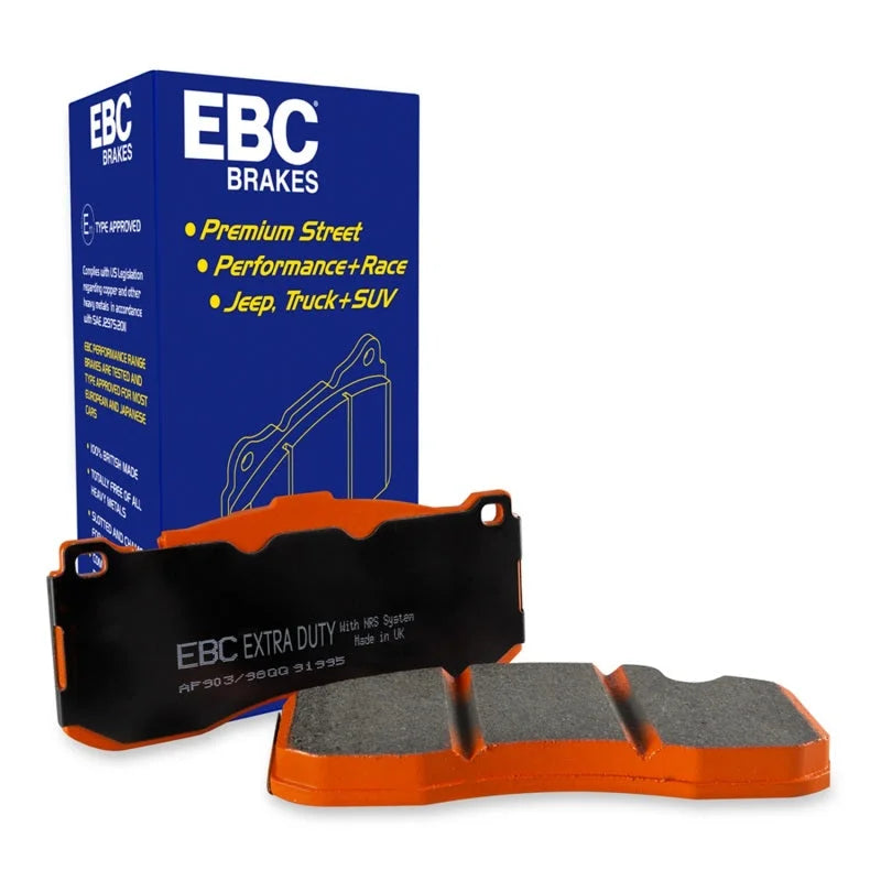 EBC 01-05 Chevrolet Silverado 3500 (2WD) Extra Duty Rear Brake Pads - Installation View