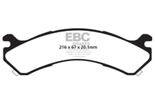 Load image into Gallery viewer, EBC 01-05 Chevrolet Silverado 3500 (2WD) Yellowstuff Rear Brake Pads - Main Product View