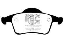 Load image into Gallery viewer, EBC 01-05 Volvo S60 2.3 Turbo T5 Redstuff Rear Brake Pads - Main Product View