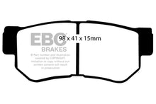 Load image into Gallery viewer, EBC 01-06 Hyundai Santa Fe 2.4 Greenstuff Rear Brake Pads - Main Product View