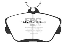 Load image into Gallery viewer, EBC 01-07 Ford Taurus 3.0 Ultimax2 Front Brake Pads - Main Product View