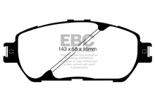 Load image into Gallery viewer, EBC 02-03 Lexus ES300 3.0 Redstuff Front Brake Pads - Main Product View