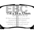 Load image into Gallery viewer, EBC 02-03 Lexus RX300 3.0 2WD Ultimax2 Front Brake Pads - Main Product View