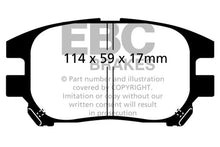Load image into Gallery viewer, EBC 02-03 Lexus RX300 3.0 2WD Ultimax2 Front Brake Pads - Main Product View