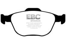 Load image into Gallery viewer, EBC 02-04 Ford Focus 2.0 SVT Yellowstuff Front Brake Pads - Main Product View
