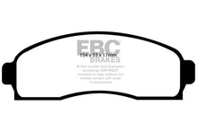 Load image into Gallery viewer, EBC 02-05 Ford Explorer 4.0 2WD Extra Duty Front Brake Pads - Side View