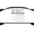 Load image into Gallery viewer, EBC 02-06 Subaru Baja 2.5 Redstuff Rear Brake Pads - Side View