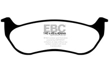 Load image into Gallery viewer, EBC 02-07 Jeep Liberty 2.4 Extra Duty Rear Brake Pads - Main Product View
