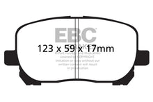 Load image into Gallery viewer, EBC 02-08 Pontiac Vibe 1.8 Greenstuff Front Brake Pads - Main Product View