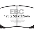 Load image into Gallery viewer, EBC 02-08 Pontiac Vibe 1.8 Yellowstuff Front Brake Pads - Main Product View