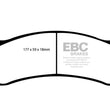 Load image into Gallery viewer, EBC 02 Cadillac Escalade 5.3 (Akebono rear caliper) Ultimax2 Front Brake Pads - Main Product View