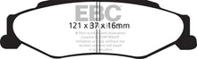 Load image into Gallery viewer, EBC 03-04 Cadillac XLR 4.6 Bluestuff Rear Brake Pads - Side View