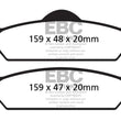 Load image into Gallery viewer, EBC 03-04 Dodge Dakota 2WD 3.9 Greenstuff Rear Brake Pads - Main Product View