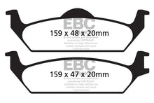 Load image into Gallery viewer, EBC 03-04 Dodge Dakota 2WD 3.9 Greenstuff Rear Brake Pads - Main Product View
