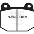 Load image into Gallery viewer, EBC 03-04 Infiniti G35 3.5 (Manual) (Brembo) Ultimax2 Rear Brake Pads - Main Product View