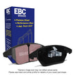 Load image into Gallery viewer, EBC 03-04 Infiniti G35 3.5 (Manual) (Brembo) Ultimax2 Rear Brake Pads - Installation View