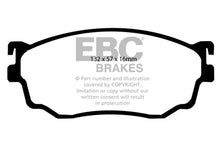 Load image into Gallery viewer, EBC 03-04 Mazda Protege 2.0 Turbo (Mazdaspeed) Yellowstuff Front Brake Pads - Main Product View
