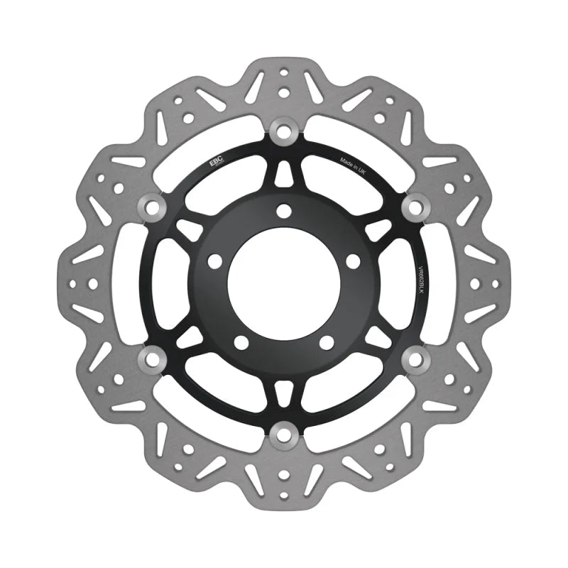EBC 03-04 Triumph Hinckley Daytona 600 Front Left/Right Vee Floating Black Rotor