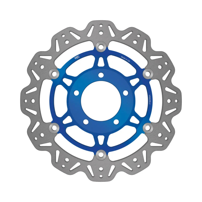 EBC 03-04 Triumph Hinckley Daytona 600 Front Left/Right Vee Floating Blue Rotor