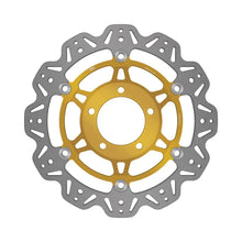 Load image into Gallery viewer, EBC 03-04 Triumph Hinckley Daytona 600 Front Left/Right Vee Floating Gold Rotor