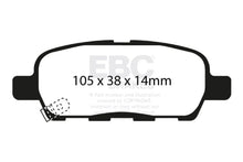 Load image into Gallery viewer, EBC 03-05 Infiniti FX35 3.5 Greenstuff Rear Brake Pads - Main Product View