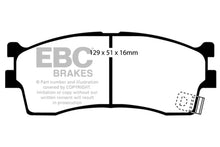 Load image into Gallery viewer, EBC 03-05 Kia Rio Cinco 1.6 Ultimax2 Front Brake Pads - Main Product View