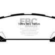 Load image into Gallery viewer, EBC 03-05 Subaru Impreza 2.0 Turbo WRX Bluestuff Rear Brake Pads - Side View