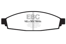 Load image into Gallery viewer, EBC 03-06 Lincoln Aviator 4.6 Greenstuff Front Brake Pads - Main Product View