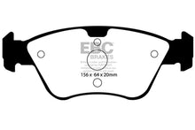Load image into Gallery viewer, EBC 03-08 Chrysler Crossfire 3.2 Greenstuff Front Brake Pads - Main Product View