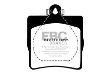 Load image into Gallery viewer, EBC 03-08 Chrysler Crossfire 3.2 Redstuff Rear Brake Pads - Main Product View