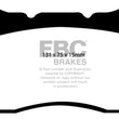 Load image into Gallery viewer, EBC 04-05 Cadillac CTS-V 5.7 Ultimax2 Front Brake Pads - Side View