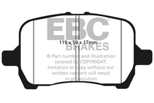 Load image into Gallery viewer, EBC 04-06 Chevrolet Cobalt 2.0 Supercharged Ultimax2 Front Brake Pads - Main Product View