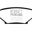 Load image into Gallery viewer, EBC 04-06 Chevrolet Cobalt 2.0 Supercharged Ultimax2 Rear Brake Pads - Side View