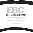 Load image into Gallery viewer, EBC 04-06 Hyundai Tiburon 2.7 6 speed Greenstuff Front Brake Pads - Main Product View