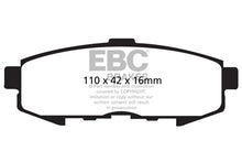 Load image into Gallery viewer, EBC 04-06 Mazda MPV 3.0 Ultimax2 Rear Brake Pads - Side View