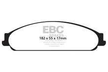 Load image into Gallery viewer, EBC 04-07 Ford Five Hundred 3.0 Greenstuff Front Brake Pads - Main Product View